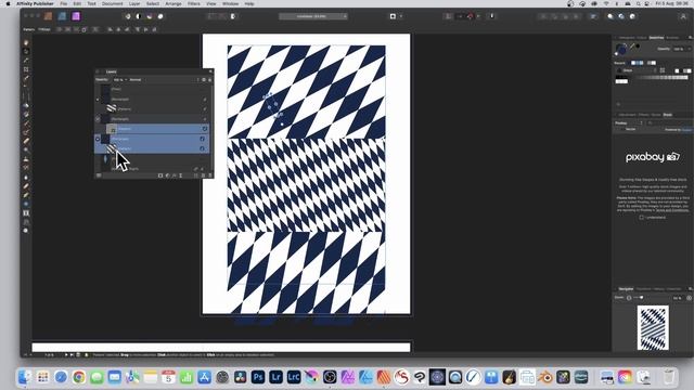 Affinity Publisher : Patterns And Recolor And Size (Combined with Affinity Photo) How To смотреть онлайн
