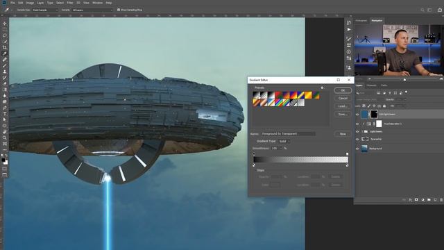 First Interplanetary Wireless Charging - Eiffel | Photo manipulation tutorial смотреть онлайн
