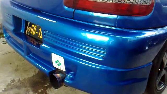 Toyota Starlet GT Exhaust Sound смотреть онлайн