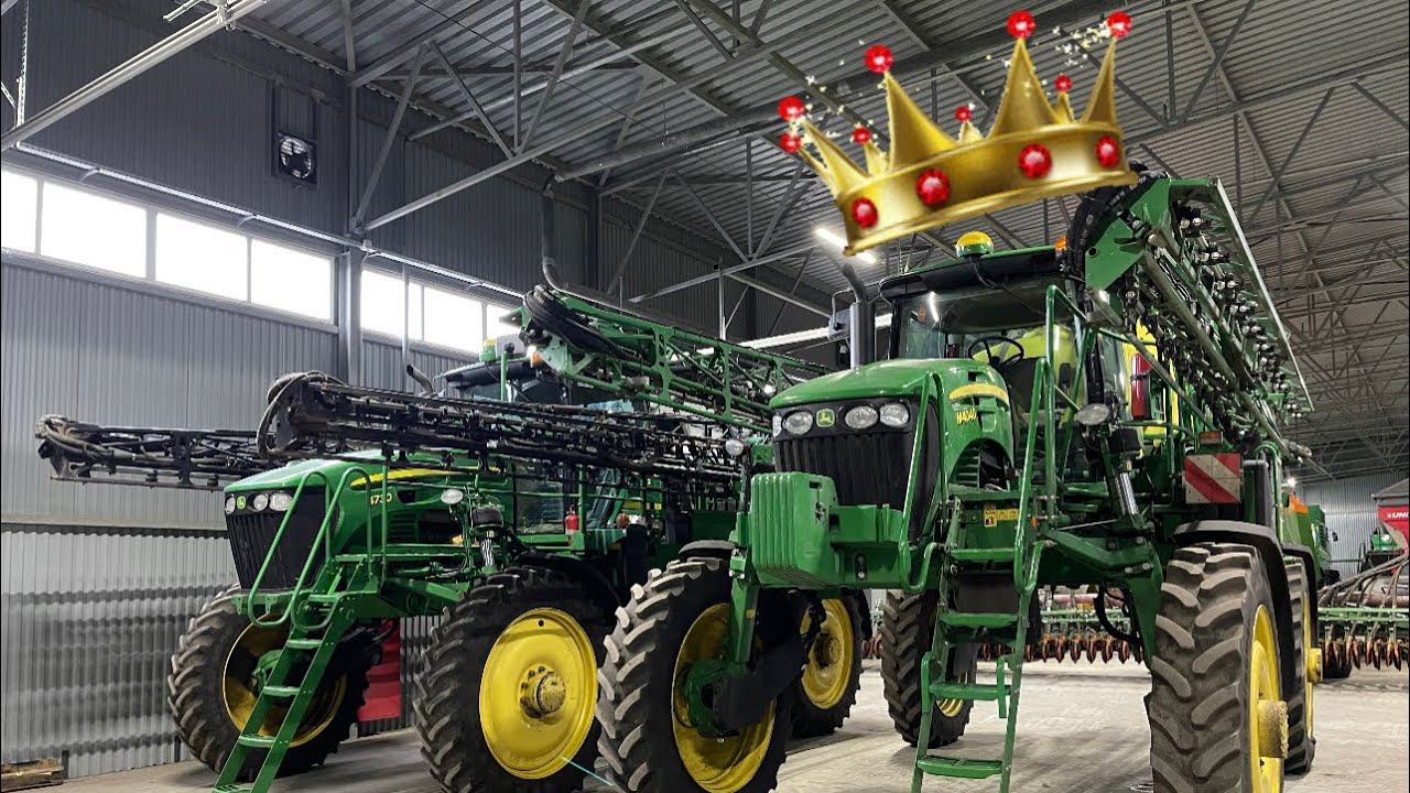 Самоходный опрыскиватель John Deere M4040 . Технический обзор. смотреть онлайн