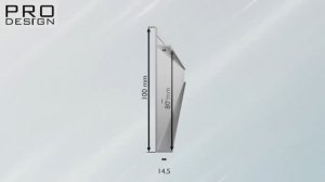 Скрытый плинтус Pro Design Universal - разновидности и советы по установке