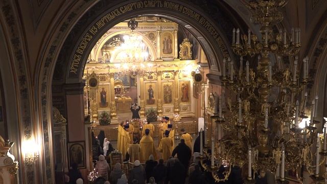 Всенощное бдение в день памяти святой царицы Феофании в Покровском женском монастыре смотреть онлайн