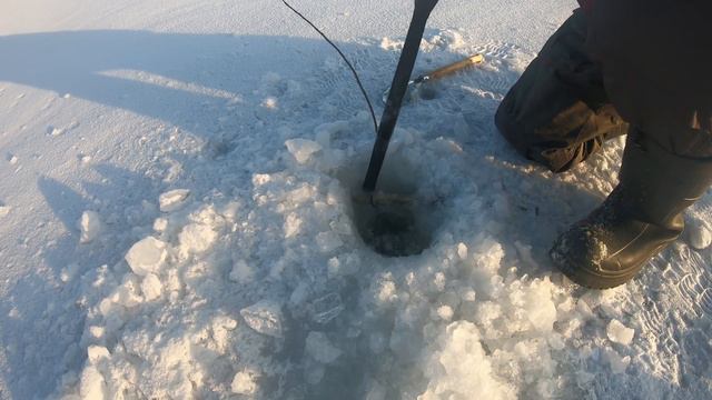 Ура!!! мы на речке/проверка жерлиц/ледяной зацеп/ смотреть онлайн