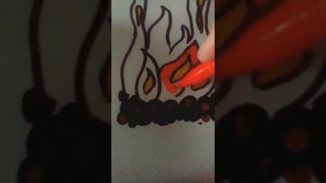 Как нарисовать костёр ??????? смотреть онлайн