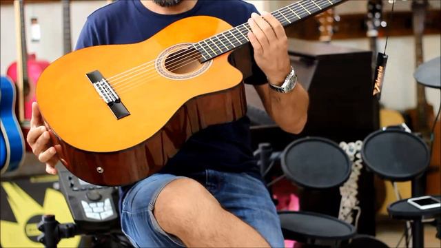 Valencia VC104CVT Elektro Klasik Gitar