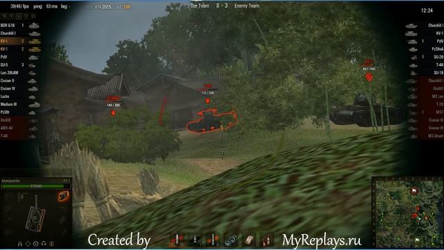 WOT: Dragon Ridge - KV-1 - 5 frags - смотреть онлайн