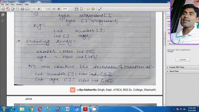 Array Declaration And Initialization Java смотреть онлайн
