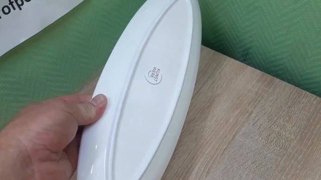 Селедочница «KunstWerk» 40*13.5см белая фарфоровая арт 2181 смотреть онлайн