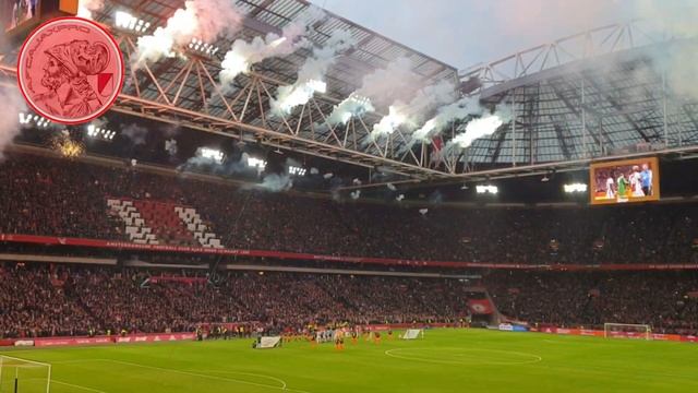 Ajax - PSV ( 1-0 ) 2-2-2020 | Opkomst Pyro смотреть онлайн