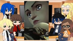 ? | Mlb react to Marinette as Jinx ☄️ | Gacha Club |
