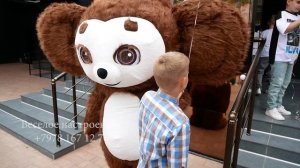 Чебурашка поздравляет выпускников 4 класса с окончанием школы.