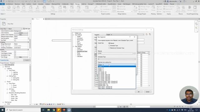 Revit MEP Tutorial 23: How to add New Pipe Types смотреть онлайн