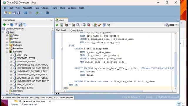 Backup db objects in SQL Developer | Backup objects in SQL Developer смотреть онлайн
