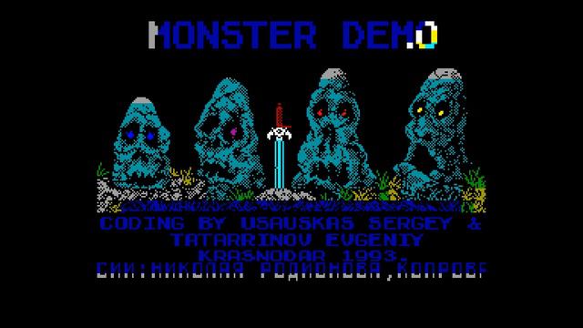 Monster Demo 1 - Usauskas Sergey/Tatarinov Evgeniy [#zx spectrum AY Music Demo] смотреть онлайн