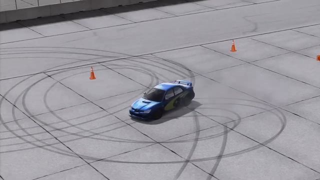 [HD] Drift practice Subaru S204 in Sebring [Forza Motorsport 2]