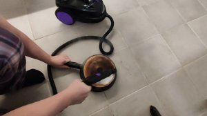 Обзор на пароочиститель Kitfort KT-9104-1. Отмыл сковородку.