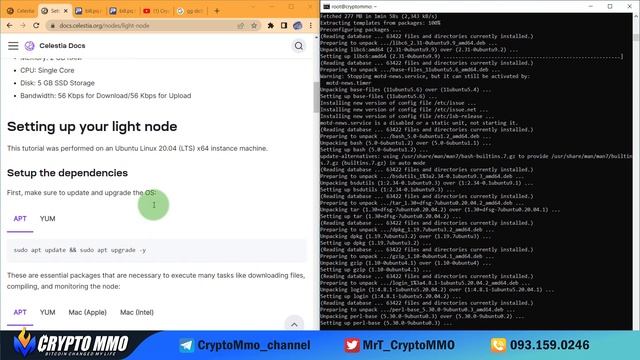Hướng Dẫn Chạy Nodes CELESTIA - Cơ Hội Airdrop Cao смотреть онлайн