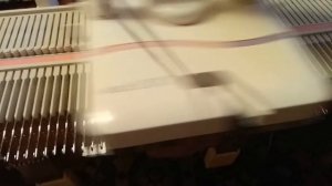 Носки на однофантурной машине Silver Reed LK-150