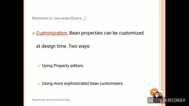 JAVA BEANS Introduction by Namratha kalasannavar смотреть онлайн
