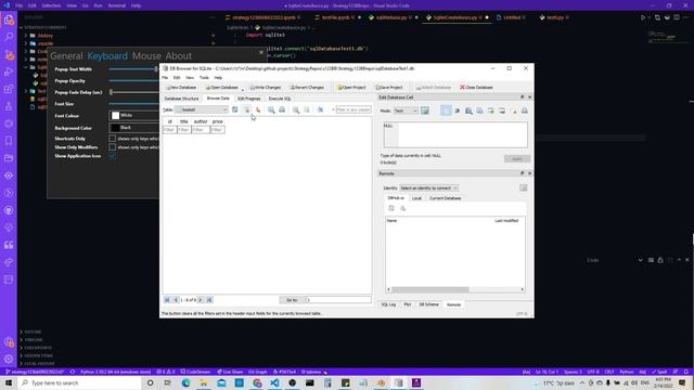 Delete / add data to SQLite via DB Browser смотреть онлайн
