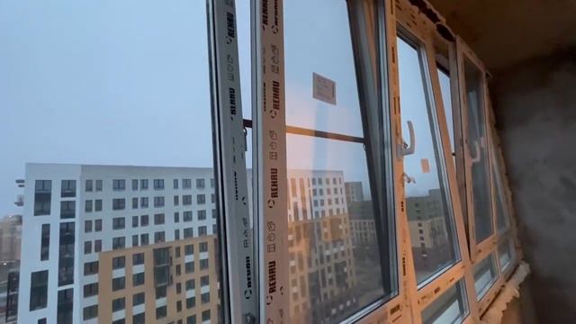ЖК Остафьево ул. Логинова 5к1 - заменили остекление балкона на Rehau смотреть онлайн