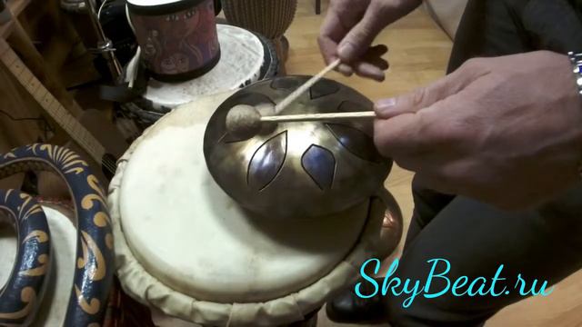 Глюкофон кованый Mini SteelSpace Drum смотреть онлайн
