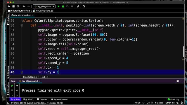 Pygame Tutorial - Farbenfrohe Sprites im Game-Fenster смотреть онлайн