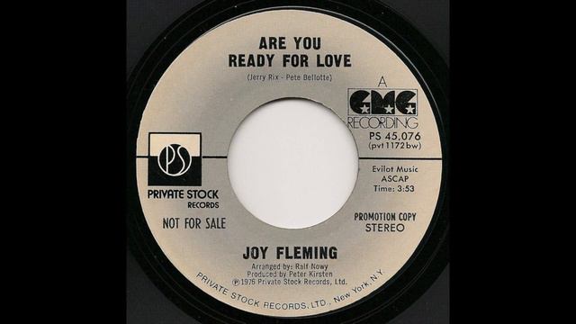 Joy Fleming - Are You Ready For Love (1976 Promo Single Version) смотреть онлайн