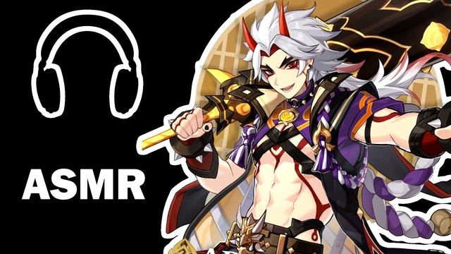 FLIRTY Arataki Itto ASMR | Genshin Boyfriend ASMR [ Genshin Impact ]