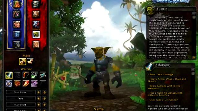 WoW Cataclysm Character Creation(Tree Repack) смотреть онлайн