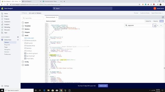 How To Change Background Image on Shopify Venture Theme смотреть онлайн
