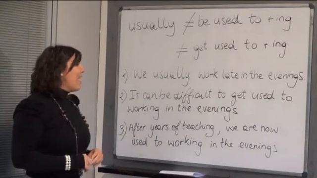 English lesson: usually v be used to v get used to.flv смотреть онлайн