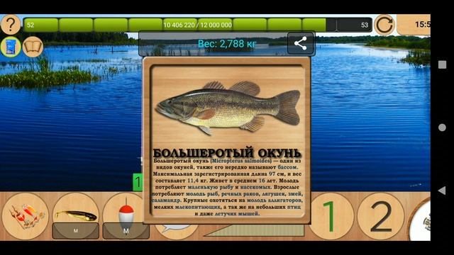 Как поймать Большеротого окуня на Рыбхозе [NEW] | Реальная Рыбалка смотреть онлайн