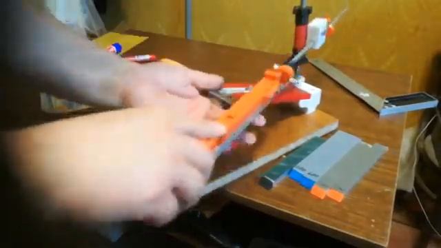 Заточка ножа на сухой наждачной бумаге (заточка на наждачке) смотреть онлайн