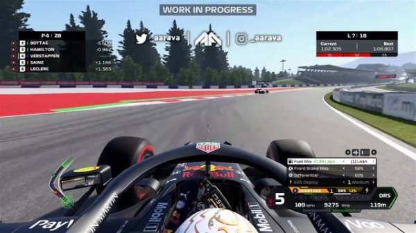 F1 2020 Gameplay! Race at AUSTRIA with Max Verstappen! (F1 2020 Game Red Bull)