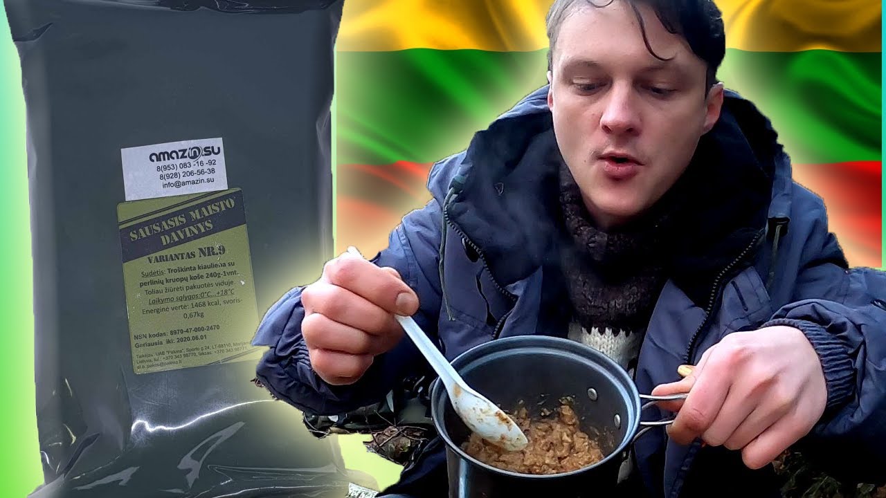 ИРП Литовской армии | Пробую ПРОСРОЧЕННЫЙ на месяц  БОЕВОЙ СУХПАЁК