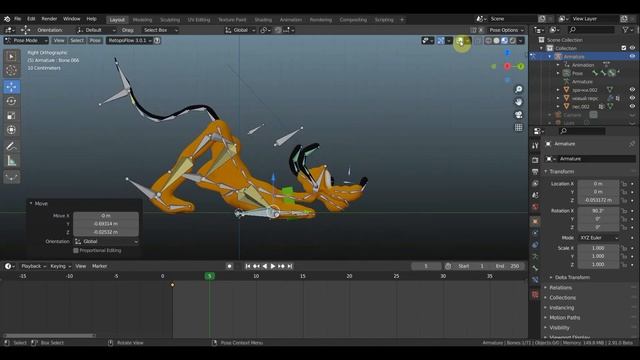 BLENDER 2.91 ПЛУТО анимация смотреть онлайн