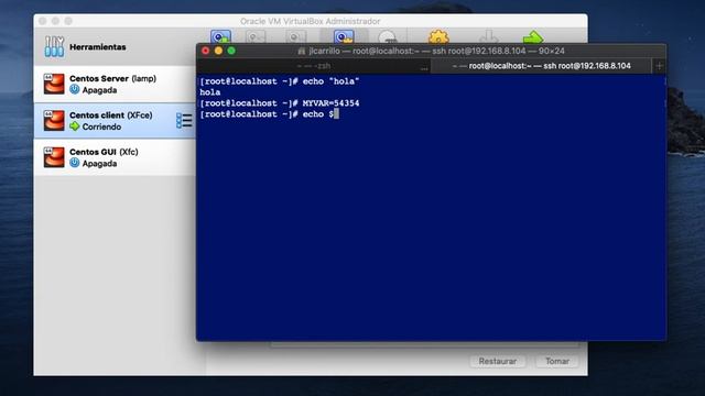 Comando echo - RedHat / Rocky Linux / Alma Linux / Oracle Linux / CentOS смотреть онлайн