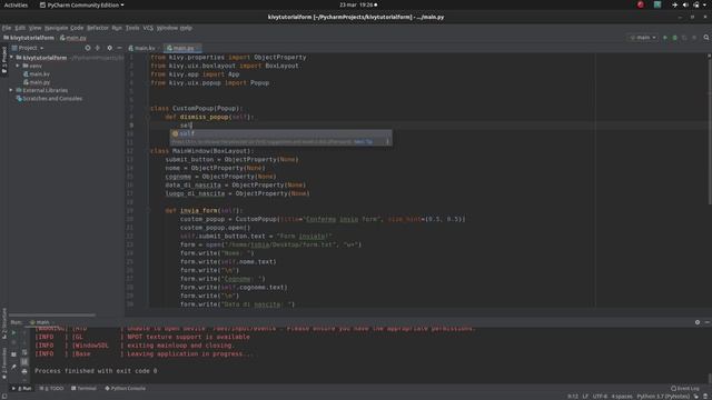 Interfacce con Kivy 6 - Popup widget in Kivy смотреть онлайн