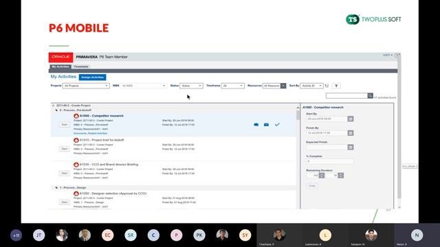 Oracle Primavera P6 Webinar 25/08/2020 10:30AM to 12:00PM. смотреть онлайн