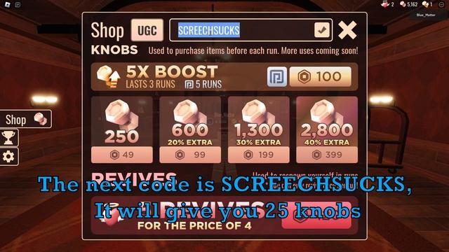 ALL NEW WORKING CODES FOR ROBLOX DOORS! (Free Revives and Boost!) смотреть онлайн