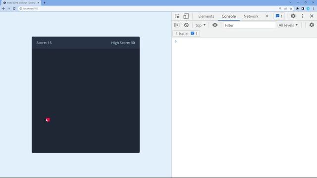 Create A Snake Game in HTML CSS & JavaScript | JavaScript Game Tutorial смотреть онлайн
