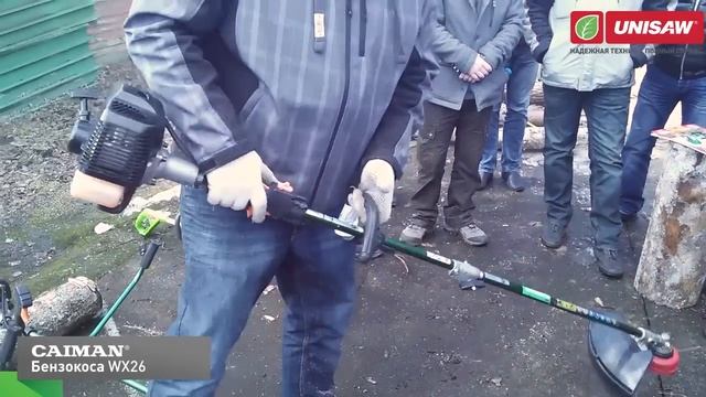 Скосит ВСЁ!!! Бензокоса Caiman WX26. (Японские бензокосы и японские диски) смотреть онлайн