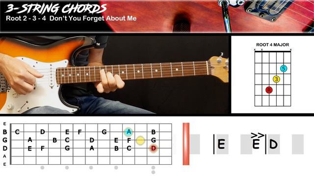 Don't You (Forget About Me) - Simple Minds | GUITAR LESSON | 3 String Chords смотреть онлайн