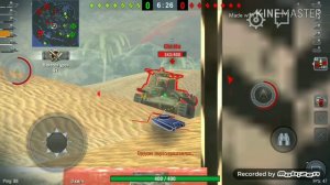 ОТОРВАЛО башню. Взорвался БК. World of Tanks Blitz