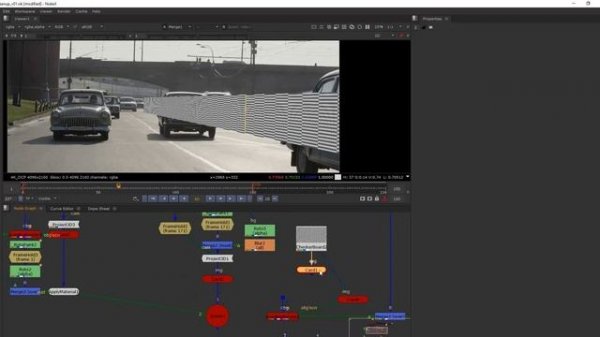 Комплексный клинап в программе Nuke. cg-school.org.