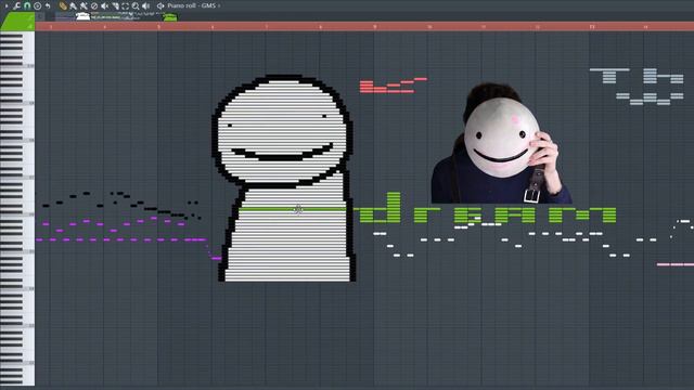How does Dream's Face Reveal Sounds Like - MIDI Art смотреть онлайн