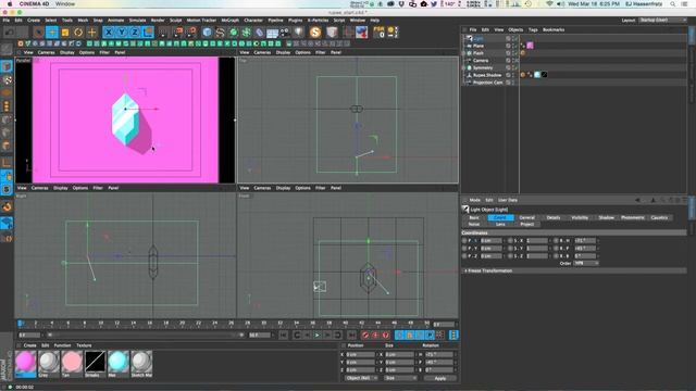 Cinema 4D Tutorial - How to Create Long Shadows in Cinema 4D смотреть онлайн