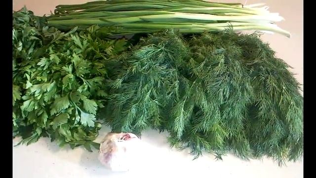Заготовка зелени на зиму. Сушка. Засолка. Заморозка. смотреть онлайн