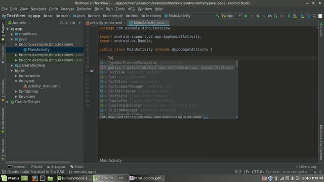 Android tutorial (2019) - 02 - Create Text View With Toast Android application смотреть онлайн